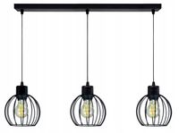 LAMPA wisząca sufitowa ŻYRANDOL ZWIS 3x drut KULA