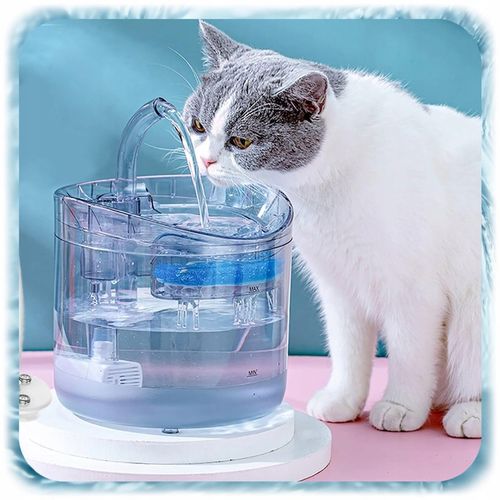 POIDEŁKO FONTANNA DLA KOTA PSA Poidło Automatyczne Miska 1,8L + Filtr na Arena.pl