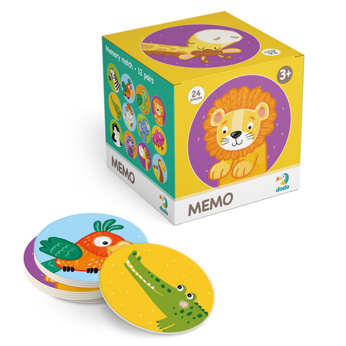 Gra Edukacyjna Dodo Memory Memo Dzikie Zwierzęta Zoo 300157 na Arena.pl