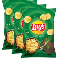 Lay's Chipsy ziemniaczane o smaku zielonej cebulki 40 g x 3 sztuki