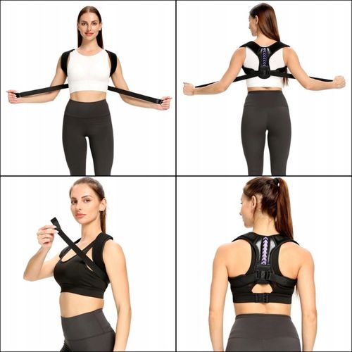 Inteligentny korektor postawy wad kręgosłupa pajączek na plecy proste plecy na Arena.pl