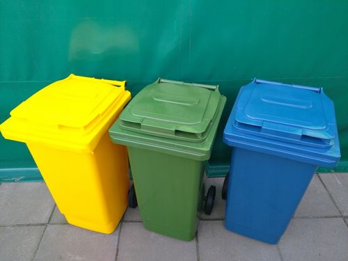 POJEMNIK KOSZ ŚMIETNIK 120L NA ŚMIECI ODPADY-MOCNY na Arena.pl