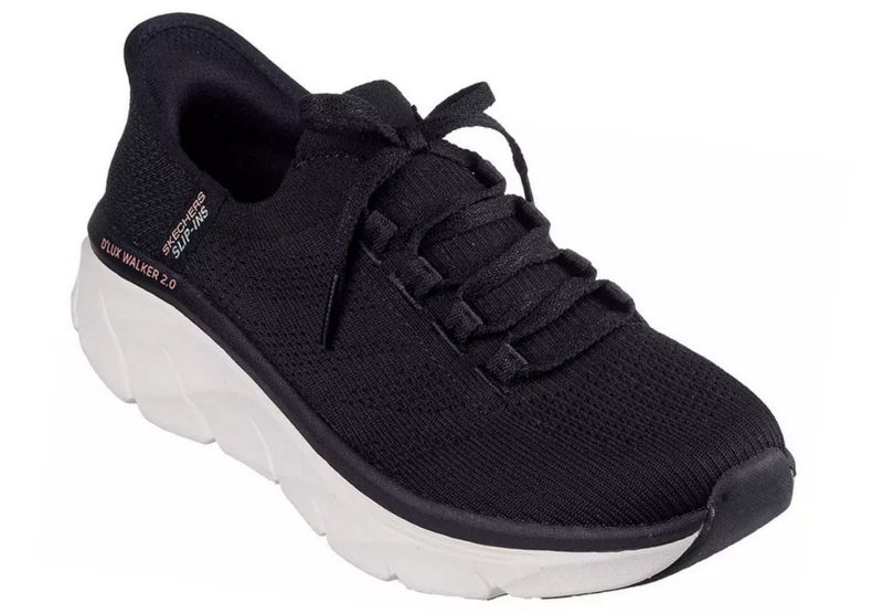 Buty damskie SKECHERS Slip-ins: Sport D'Lux Walker 2.0 - Thrill Movement (150105-BKTN) 37 zdjęcie 2