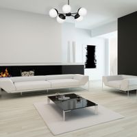 LAMPA sufitowa SFERA MLP8866 Milagro metalowa OPRAWA loftowy plafon kule balls na wysięgnikach sticks czarne białe