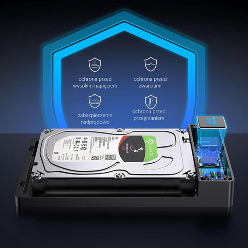 Orico Obudowa dysku SATA 3,5'' USB 5Gbps na Arena.pl