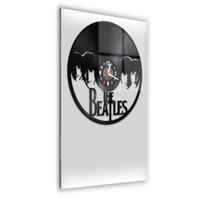 Zegar Ścienny z płyty winylowej na lustrze MUZYKA -1  48 wzorów 29x59 cm