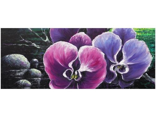 100X40CM STORCZYK STAWEM OBRAZ DREWNO na Arena.pl