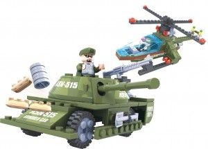 KLOCKI ARMIA 22605 POJAZD Z HELIKOPTEREM - 253 elementy na Arena.pl