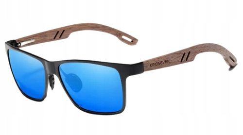 OKULARY PRZECIWSŁONECZNE MĘSKIE KINGSEVEN POLARYZACJA UV400 ZESTAW + ETUI na Arena.pl