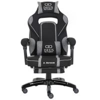 fotel gamingowy deus x-stream light gray
