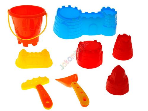 JKM SP0213 Okrągła Piaskownica z foremkami do piasku na Arena.pl