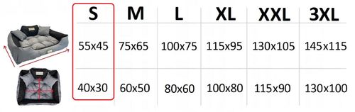 Legowisko dla psa kojec KINGDOG 55x45 cm personalizowane wodoodporne czarne na Arena.pl