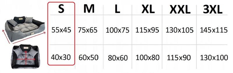 Legowisko dla psa kojec KINGDOG 55x45 cm personalizowane wodoodporne czarne zdjęcie 16