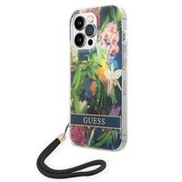 Guess GUOHCP14XHFLSB iPhone 14 Pro Max 6,7" niebieski/blue hardcase Flower