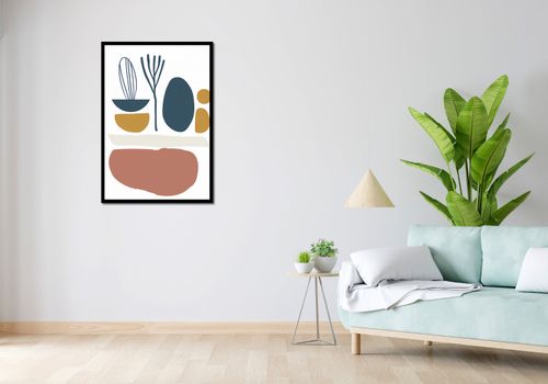Plakat 68x98cm Stylowa Roślinność na Arena.pl
