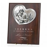 Obrazek Lustrzany Święta Rodzina 18x23 Prezent na 25 Rocznicę Ślubu