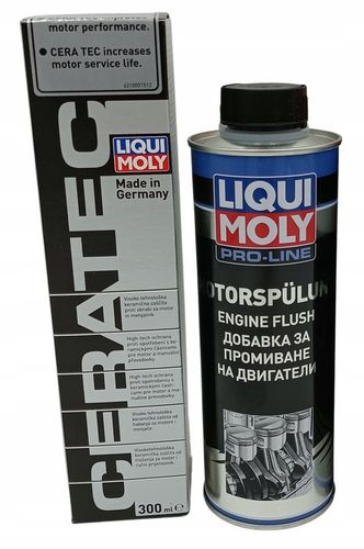 Zestaw Liqui Moly Ceratec 300ML + Proline Płukanka Silnika 500ML 2 Produkty na Arena.pl