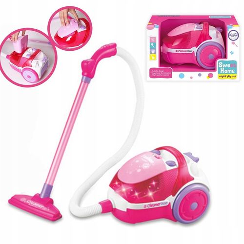 ODKURZACZ RĘCZNY INTERAKTYWNY XXL FUNKCJA SSANIA DŹWIĘK RÓŻOWY WOOPIE na Arena.pl