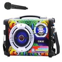 BOOMBOX Hi-Fi ODTWARZACZ MP3 RADIO KARAOKE 25W