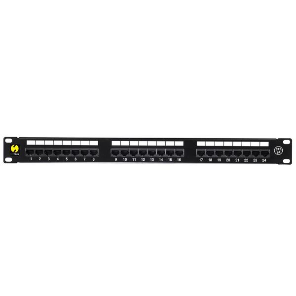Patch panel 19'' Netrack 24-porty kat. 5e UTP, z półką zdjęcie 6