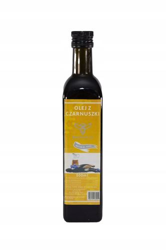 Olej z Czarnuszki 100% 500ml Tloczony na Zimno, Niefitrowany na Arena.pl