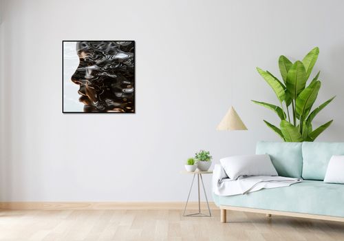 Plakat 70x70cm Wodniste Odbicie Swojego Ja na Arena.pl