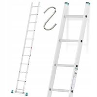 Drabiny drabina aluminiowa przystawna 1x11 - 3,13m