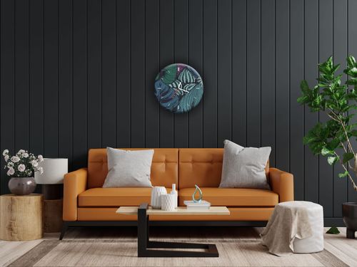 ZEGAR SZKLANY OKRĄGŁY - Monstery na Arena.pl