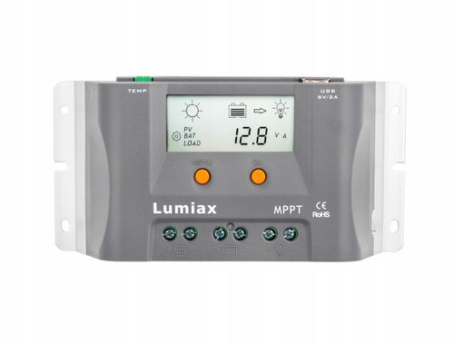 REGULATOR ŁADOWANIA SOLARNY 12V PANEL LCD 10A MPPT na Arena.pl