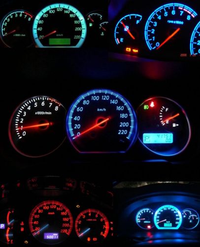 ŻARÓWKA LED T4.7, T5, R5, W1,2W, W2W 0,2W  12V zegary 20lm niebieska na Arena.pl