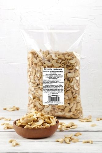 NERKOWCE ORZECHY NERKOWCA pożywna zdrowa przekąska 1000g 1KG BAKALLAND na Arena.pl