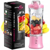 BEZPRZEWODOWY PRZENOŚNY BLENDER TURYSTYCZNY 600ML