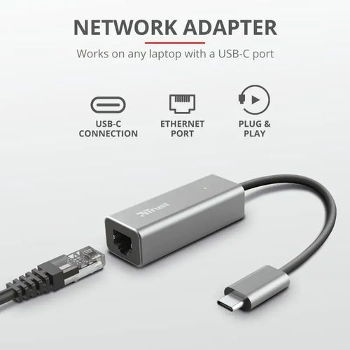 ADAPTER TRUST USB-C LAN Ethernet Dalyx na Arena.pl