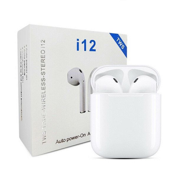 SŁUCHAWKI BLUETOOTH I12S BIAŁE IPHONE STYLE TWS zdjęcie 1