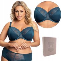 Biustonosz miękki GORSENIA K686 RITA, MORSKI, 75L