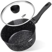Rondelek Granitowy Garnek z Pokrywką do Gotowania Duszenia 16 cm 1,1L