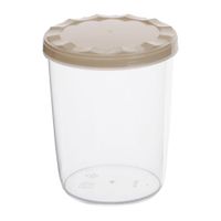 Pojemnik do przechowywania żywności zakręcany 890ml beżowy zmywarka