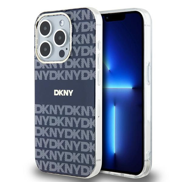 Etui DKNY do iPhone 15 Pro, Niebieski, MagSafe zdjęcie 1