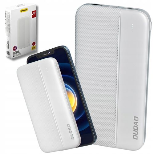 POWERBANK 10000 mAh POWER BANK 2x USB-A 5V/2A BIAŁY PORTY USB C MICRO USB na Arena.pl