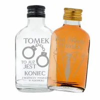 BUTELKA NA WIECZÓR KAWALERSKI 100ml GRAWER PAMIĄTKA GADŻET PODZIĘKOWANIE Y2