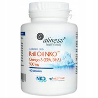 KRILL OIL NKO OMEGA 3 OLEJ Z KRYLA 60kap ALINESS Odporność