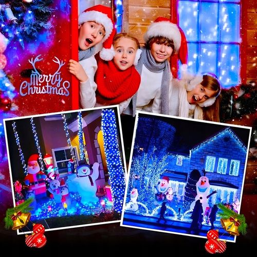 Lampki Choinkowe 1000 LED Oświetlenie Świąteczne ZEW / WEW na Arena.pl