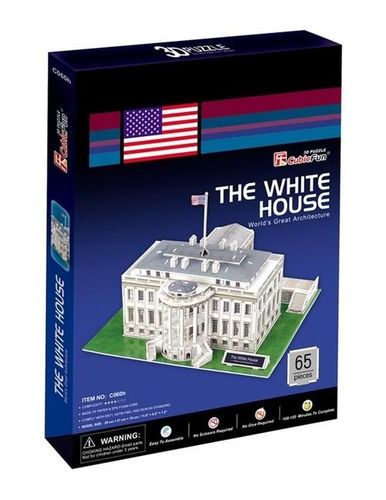puzzle 3d biały dom 56el. 0602 na Arena.pl