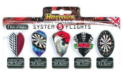 Zestaw 5 piórek HARROWS SYSTEM 5 FLIGHTS na Arena.pl