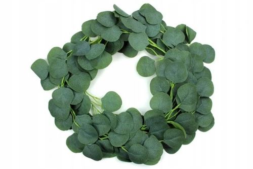 Girlanda Eukaliptus Bluszcz Sztuczne Zielone Listki Komunia Wesele 2 Metry na Arena.pl