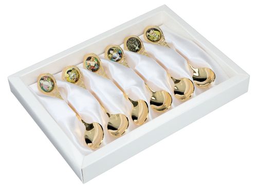 Kpl. 6 łyżeczek - G. Klimt, mix (CARMANI) na Arena.pl