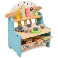 WARSZTAT DREWNIANY ZESTAW MAJSTERKOWICZA NARZĘDZIA