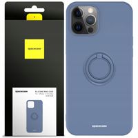 ETUI MATOWE DO IPHONE 12 PRO MAX SPACECASE SILICONE RING SILIKONOWE + SZKŁO