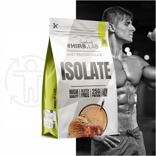 Izolat Białka BIAŁKO 700 g wpi Whey Protein Isolate Słony Karmel HIRO na Arena.pl