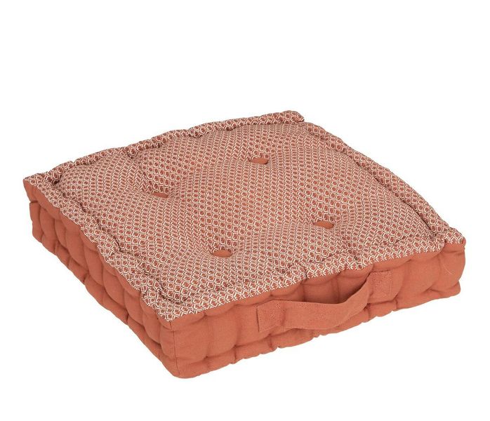 Poduszka/ siedzisko Shipy terracotta/beż zdjęcie 1
